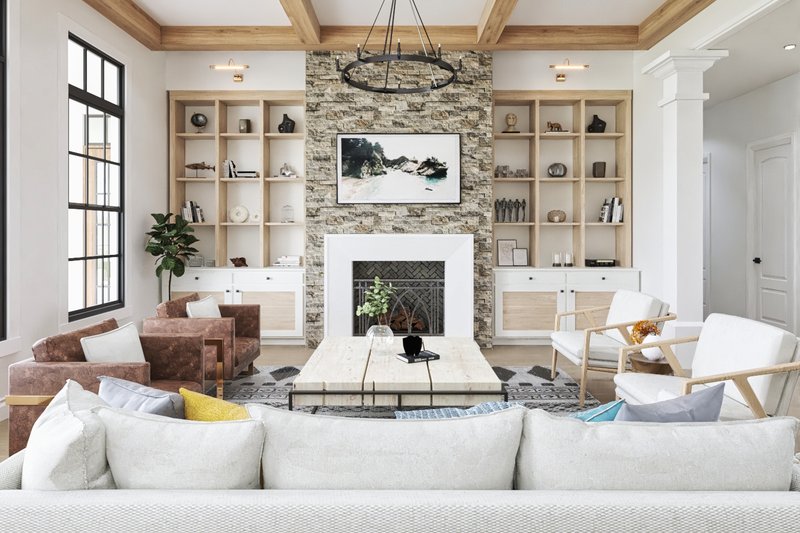 Dream House Plan - Interior - Family Room 3 for European House Plan #54-696 - 5 bed, 5 bath
