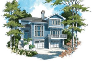 Craftsman Exterior - Front Elevation Plan #48-310