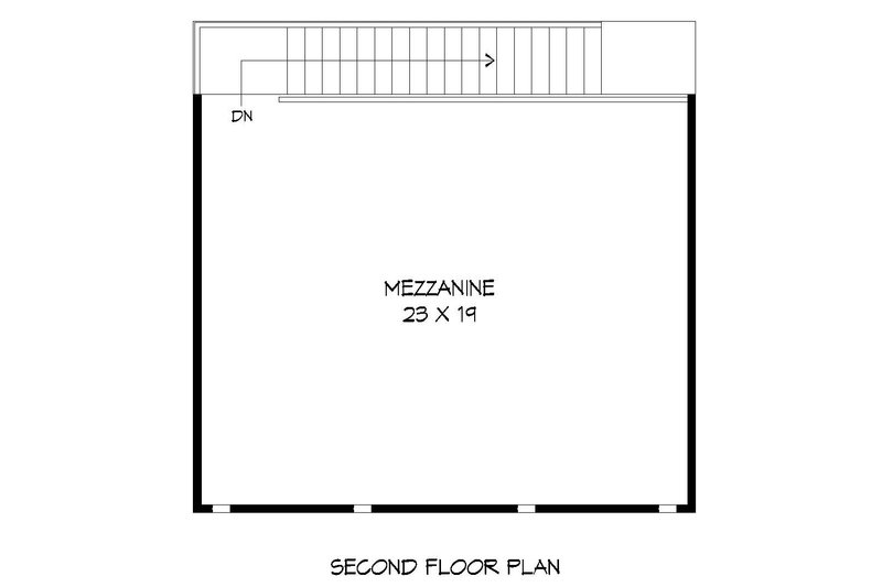 Architectural House Design - Floor Plan - Upper Floor for Contemporary House Plan #932-231, 0 bath
