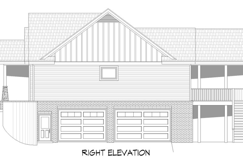 House Plan Design - Exterior - Other Elevation 1 for Contemporary House Plan #932-953 - 3 bed, 2.5 bath