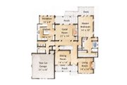 Farmhouse Style House Plan - 4 Beds 3.5 Baths 3398 Sq/Ft Plan #429-35 