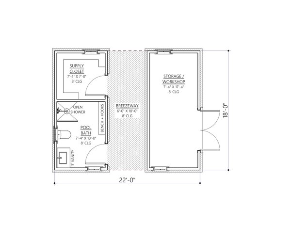 Craftsman Floor Plan - Main Floor Plan #1094-16