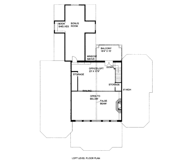 House Blueprint - Craftsman Floor Plan - Upper Floor Plan #117-617