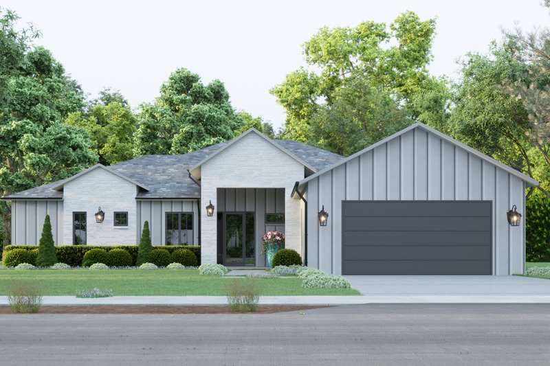 Ranch Style House Plan - 4 Beds 3 Baths 2293 Sq/Ft Plan #1112-7