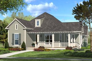 Country Style House Plan - 3 Beds 2 Baths 1900 Sq/Ft Plan #430-56 ...