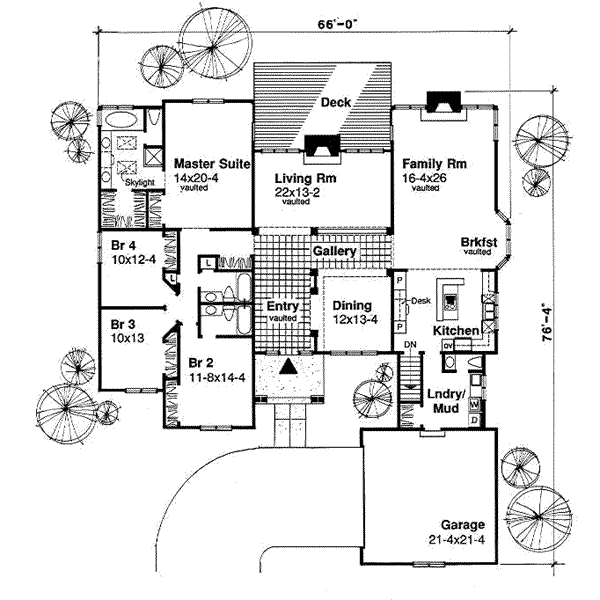 European Floor Plan - Main Floor Plan #50-142