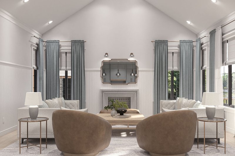 Home Plan - Interior - Family Room for Traditional House Plan #455-787 - 4 bed, 4 bath