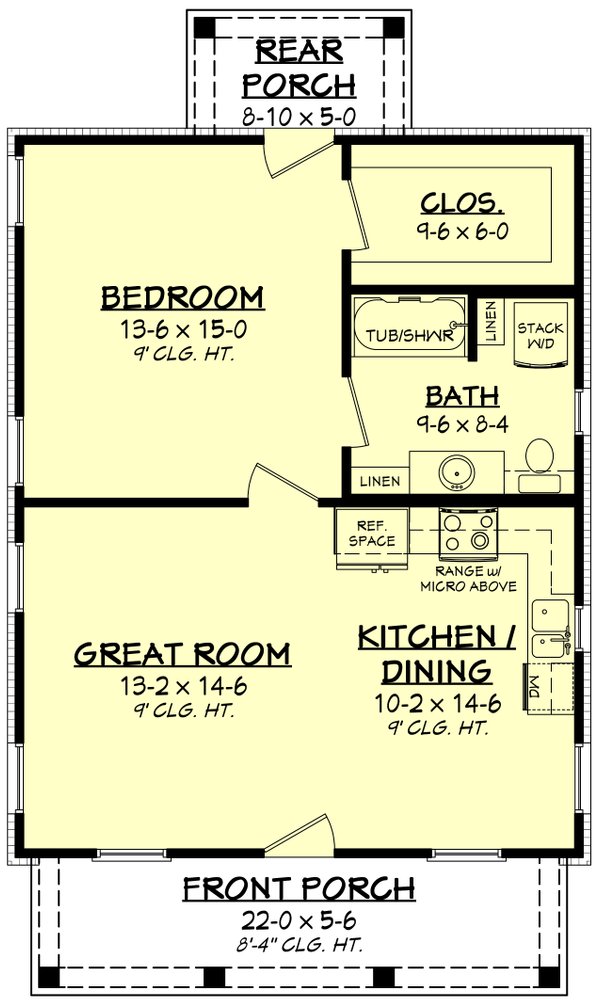 House Plan Design - Farmhouse Floor Plan - Main Floor Plan #430-257