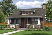 Bungalow Style House Plan - 1 Beds 1 Baths 960 Sq/Ft Plan #48-666 