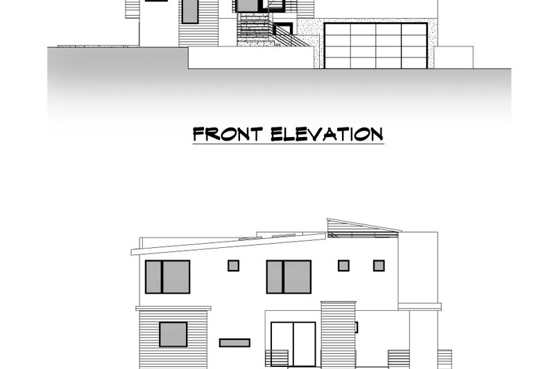 Architectural House Design - Exterior - Other Elevation 2 for Contemporary House Plan #1066-133 - 5 bed, 4 bath