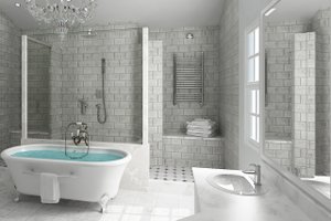 Interior - Master Bathroom 1 for Ranch House Plan #119-430 - 3 bed, 2.5 bath