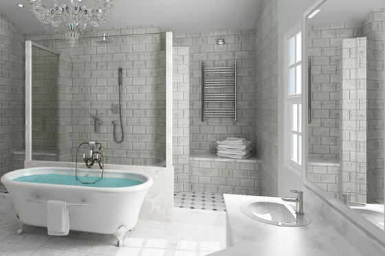 Interior - Master Bathroom 1 for Ranch House Plan #119-430 - 3 bed, 2.5 bath