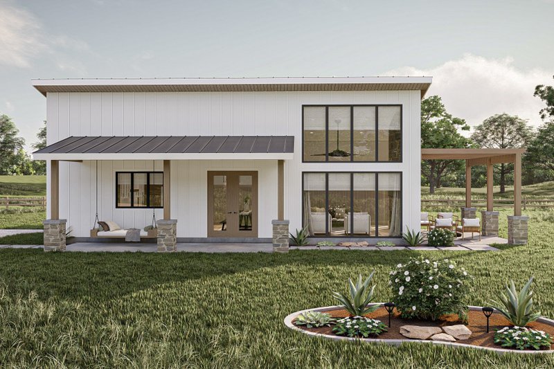 Modern Style House Plan - 2 Beds 2 Baths 1575 Sq/Ft Plan #455-533