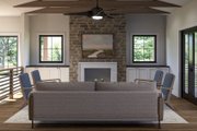 Beach Style House Plan - 1 Beds 2 Baths 1856 Sq/Ft Plan #455-594 