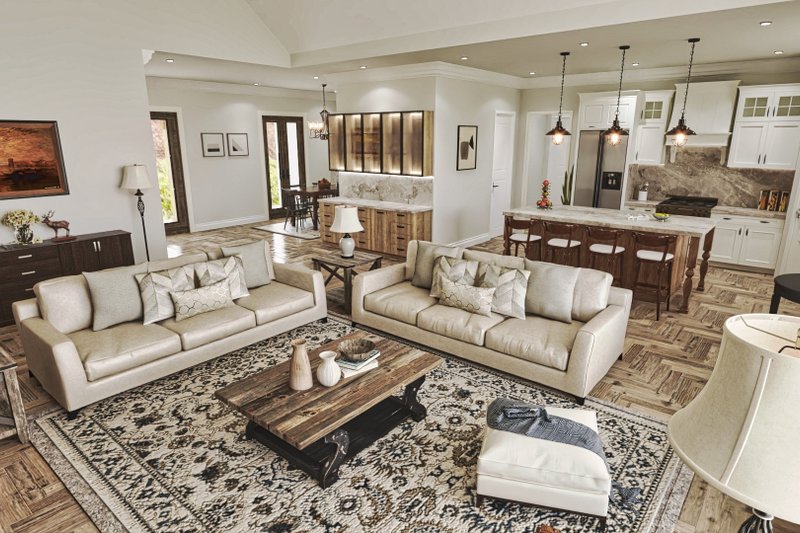 Architectural House Design - Interior - Other 2 for Farmhouse House Plan #54-581 - 4 bed, 3.5 bath