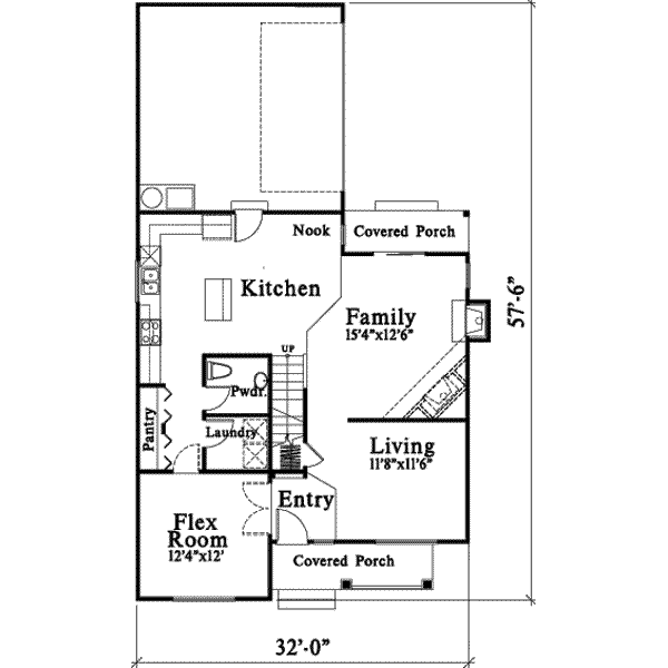 Traditional Floor Plan - Main Floor Plan #78-216