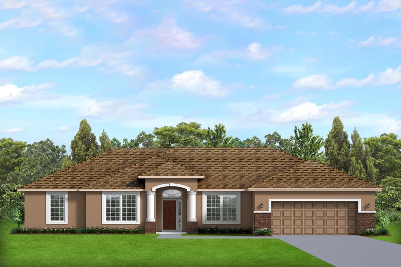 House Plan Design - Ranch Exterior - Front Elevation Plan #1058-192