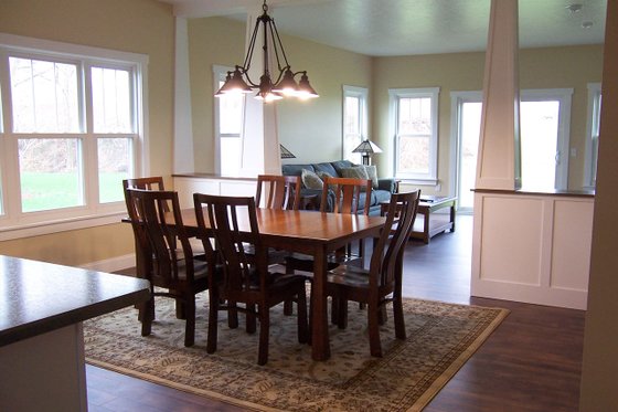 Interior - Dining Room for Craftsman House Plan #461-9 - 3 bed, 2.5 bath