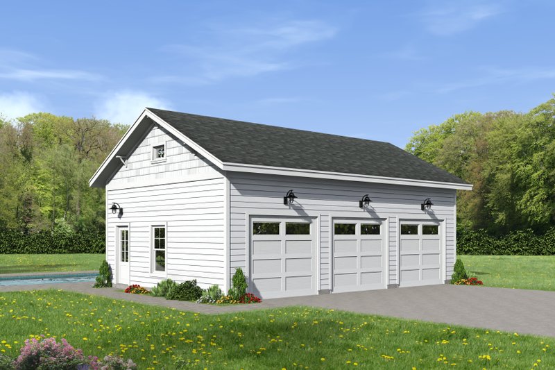 Architectural House Design - Traditional Exterior - Front Elevation Plan #932-459