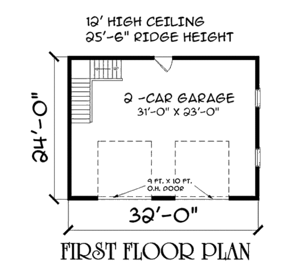 Traditional Floor Plan - Main Floor Plan #75-217