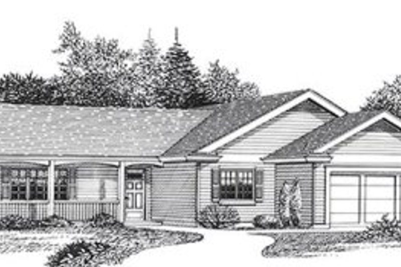 Home Plan - Traditional Exterior - Front Elevation Plan #53-238