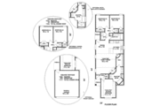 Southern Style House Plan - 3 Beds 2 Baths 1290 Sq/Ft Plan #81-184 