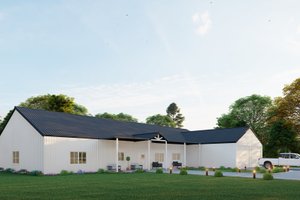 Exterior - Other Elevation for Barndominium House Plan #1107-43 - 5 bed, 4.5 bath