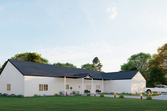 Exterior - Other Elevation for Barndominium House Plan #1107-43 - 5 bed, 4.5 bath