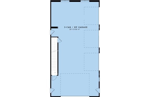 Floor Plan - Main Floor for Traditional House Plan #923-351 - 1 bed, 1 bath