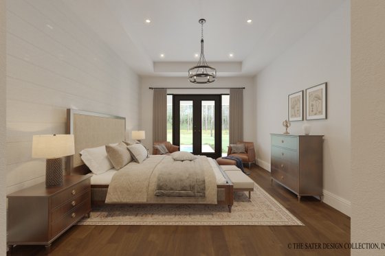 Interior - Master Bedroom for Farmhouse House Plan #930-554 - 3 bed, 3.5 bath