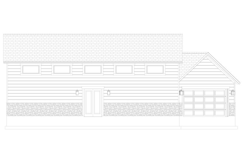 Dream House Plan - Exterior - Other Elevation for Traditional House Plan #1060-353, 0 bath