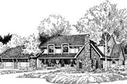 European Style House Plan - 4 Beds 3.5 Baths 3504 Sq/Ft Plan #312-506 