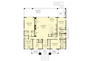 Floor Plan - Main Floor for Contemporary House Plan #930-532 - 3 bed, 3.5 bath