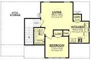 Farmhouse Style House Plan - 1 Beds 1 Baths 522 Sq/Ft Plan #430-237 