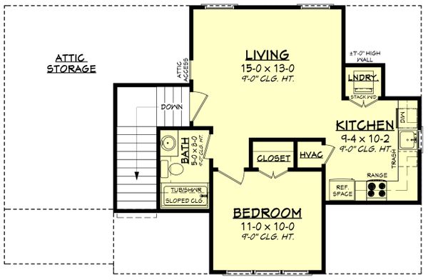 Farmhouse Floor Plan - Upper Floor Plan #430-237