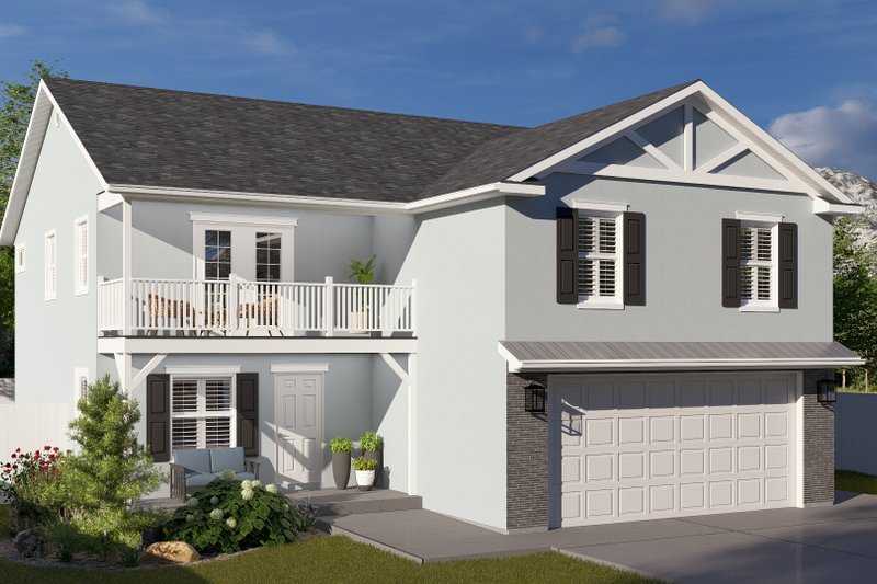 Home Plan - Exterior - Front Elevation 3 for Craftsman House Plan #1060-263 - 4 bed, 2.5 bath