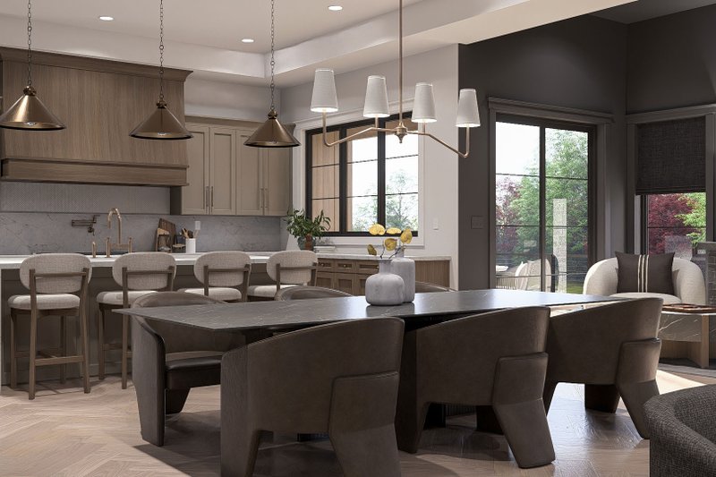 Home Plan - Interior - Dining Room 1 for Beach House Plan #455-820 - 2 bed, 2.5 bath