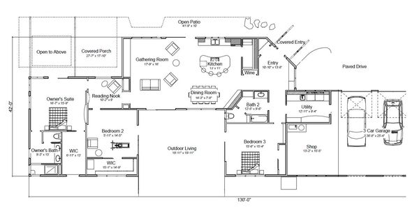 House Plan Design - Modern Floor Plan - Main Floor Plan #451-17