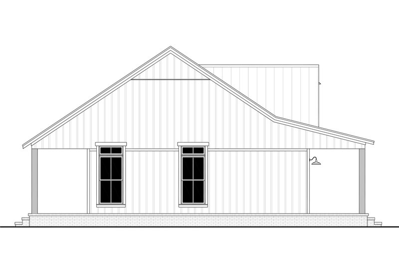 House Design - Exterior - Other Elevation for Farmhouse House Plan #430-277 - 2 bed, 1 bath