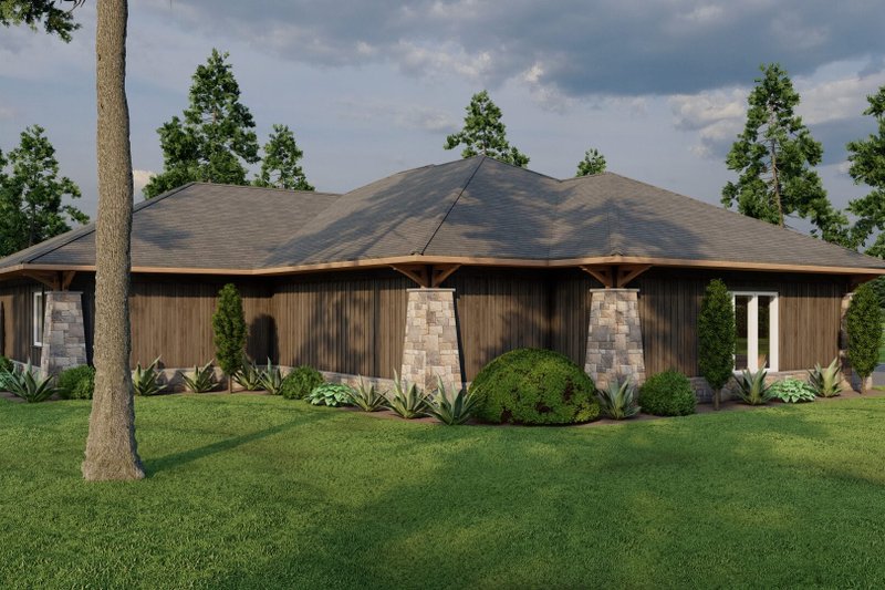 Dream House Plan - Exterior - Other Elevation for Mediterranean House Plan #923-337 - 3 bed, 2.5 bath
