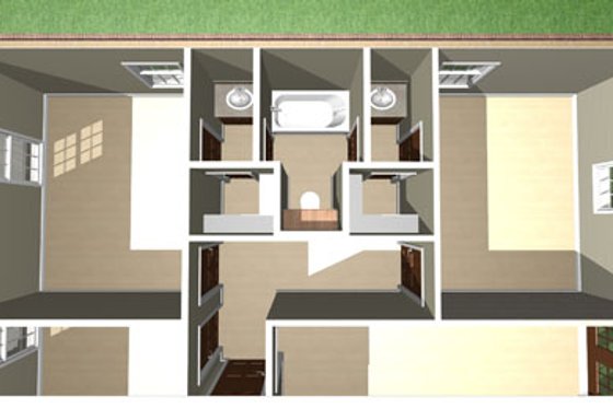 Photo 2 for Country House Plan #44-156 - 4 bed, 3 bath