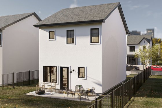 Exterior - Other Elevation 2 for Cottage House Plan #455-703 - 2 bed, 2.5 bath