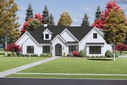 Farmhouse Style House Plan - 4 Beds 3.5 Baths 2930 Sq/Ft Plan #1096-153 Exterior 