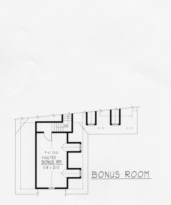 Architectural House Design - Country Floor Plan - Upper Floor Plan #112-163