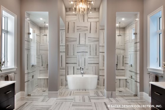 Interior - Master Bathroom 1 for Contemporary House Plan #930-513 - 5 bed, 5.5 bath