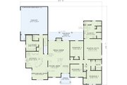 European Style House Plan - 4 Beds 2.5 Baths 3139 Sq/Ft Plan #17-581 