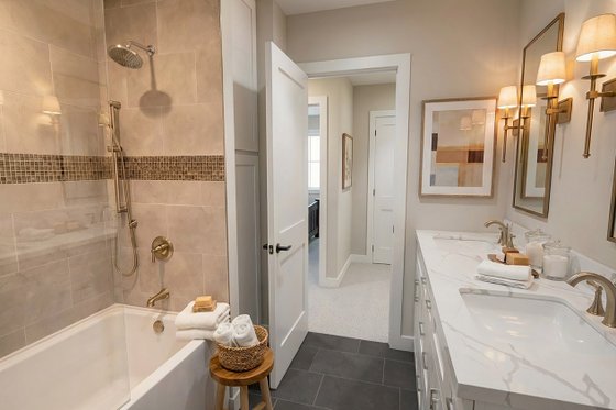 Interior - Bathroom 1 for Farmhouse House Plan #51-1517 - 4 bed, 2.5 bath