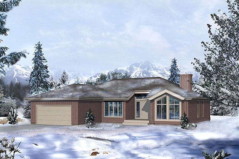 Dream House Plan - Exterior - Front Elevation Plan #57-425