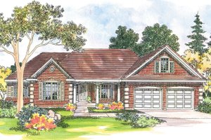 Traditional Exterior - Front Elevation Plan #124-344