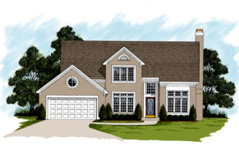 Home Plan - Traditional Exterior - Front Elevation Plan #56-172